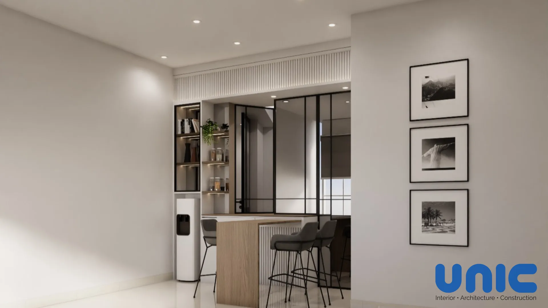 Inspirasi Dapur Multifungsi & Area Belakang Elegan di Wisata Bukit Mas (Cluster Chelsea) - Custom Furniture Perumahan Wisata Bukit Mas, Cluster Chelsea