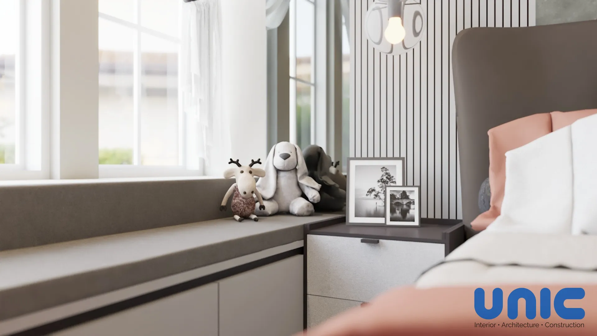 Interior Kamar Utama Mewah & Tahan Air di Wisata Bukit Mas (WBM) Surabaya: Solusi PVC Board - Custom Furniture Perumahan Wisata Bukit Mas, Cluster Paddington