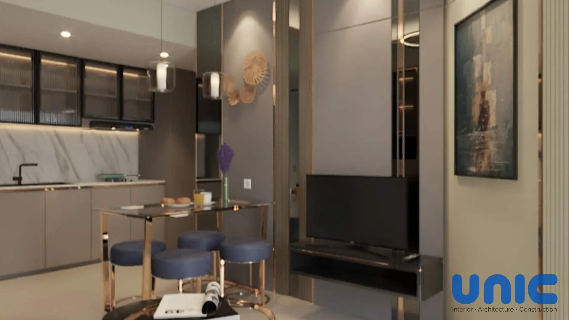 Transformasi Mewah Apartemen 2BR Menjadi Master Suite 1BR di Pakuwon City Mall Tower Amor - Custom Furniture Apartemen Pakuwon City, Tower Amor